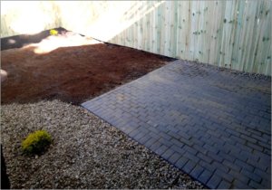 brick patio & fence 2